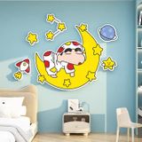  Tranh Fomex EPeBen dán tường nổi 3d Hình Shin và những người bạn decor trang trí Phòng cho bé, Phòng ngủ, Mẫu giáo 