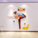 Tranh mica EPeBen dán tường nổi 3d hình Các Dáng Tập Yoga decor trang trí Phòng Tập Yoga, Thể Dục 