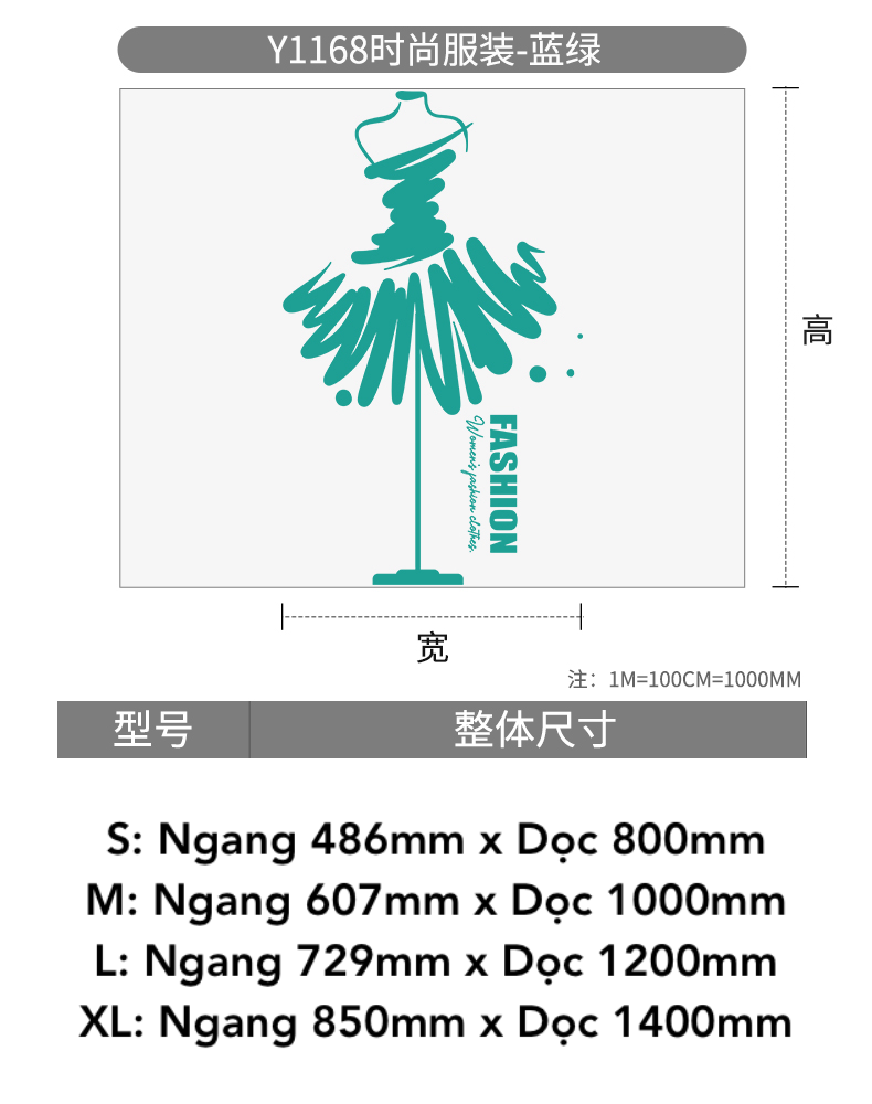  Tranh mica EPeBen dán tường nổi 3d hình Fashion Women decor trang trí Cửa Hàng, Shop Thời Trang 