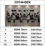  Tranh mica EPeBen dán tường nổi 3d hình Cùng nhau nâng cốc decor trang trí quán nhậu, nhà hàng, quán ăn 