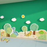  Tranh Fomex EPeBen dán tường nổi 3d Hình Thời kì khủng long decor trang trí Phòng cho bé, Phòng ngủ, Phòng Học, Mẫu giáo 
