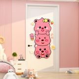  Tranh Fomex EPeBen dán tường nổi 3d Hình Ba Chú Gấu Hồng decor trang trí Phòng cho bé, Phòng ngủ, Phòng khách, Mẫu giáo 