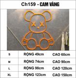  Tranh mica EPeBen dán tường nổi 3d hình gấu Kaws Bearbrick siêu ngầu, trang trí quán ăn, shop thời trang, spa làm đẹp 