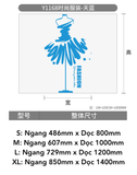  Tranh mica EPeBen dán tường nổi 3d hình Fashion Women decor trang trí Cửa Hàng, Shop Thời Trang 