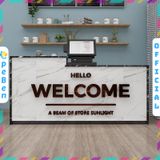  Tranh mica EPeBen dán tường nổi 3d hình Welcome Dán Quầy Thu Ngân decor trang trí Cửa Hàng, Quán Cafe 