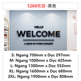  Tranh mica EPeBen dán tường nổi 3d hình Welcome Dán Quầy Thu Ngân decor trang trí Cửa Hàng, Quán Cafe 