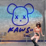  Tranh mica EPeBen dán tường nổi 3d hình mặt gấu Kaws Bearbrick ngầu, trang trí quán ăn, shop thời trang, spa làm đẹp 