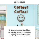  Tranh mica EPeBen dán tường nổi 3d hình coffee time to go take away,mèo, đồ uống décor Quán Cà Phê trang trí Trà Sữa 