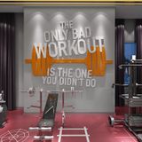  Tranh mica EPeBen dán tường nổi 3d hình WORKOUT động lực tập gym, decor trang trí phòng gym, fitness, yoga 