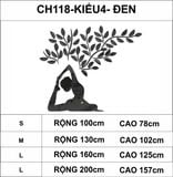 Tranh mica EPeBen dán tường nổi 3d hình Hình yoga Asana Trang trí phòng tập Yoga, phòng gym, phòng tập thể dục, clb 