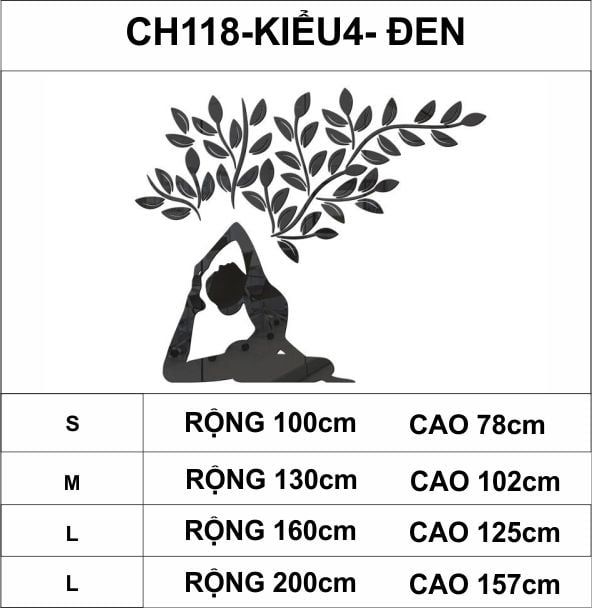  Tranh mica EPeBen dán tường nổi 3d hình Hình yoga Asana Trang trí phòng tập Yoga, phòng gym, phòng tập thể dục, clb 