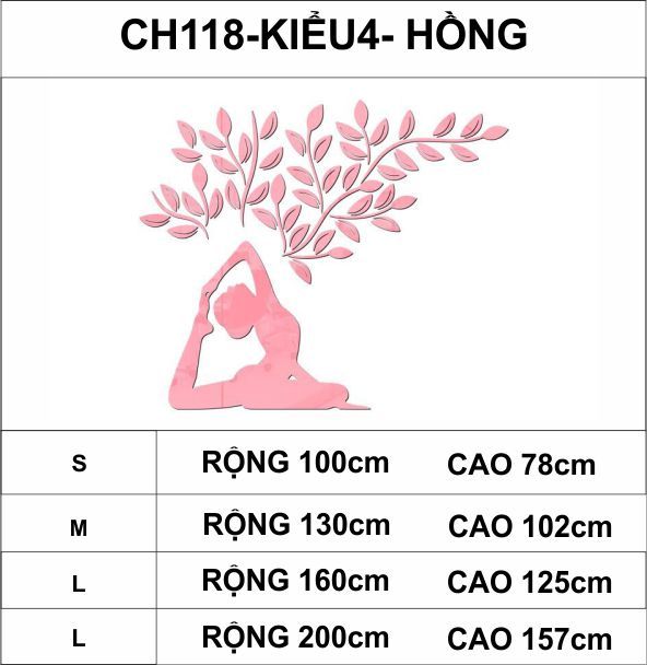  Tranh mica EPeBen dán tường nổi 3d hình Hình yoga Asana Trang trí phòng tập Yoga, phòng gym, phòng tập thể dục, clb 