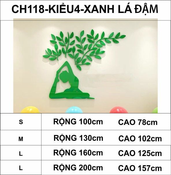  Tranh mica EPeBen dán tường nổi 3d hình Hình yoga Asana Trang trí phòng tập Yoga, phòng gym, phòng tập thể dục, clb 