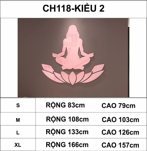  Tranh mica EPeBen dán tường nổi 3d hình Hình yoga Asana Trang trí phòng tập Yoga, phòng gym, phòng tập thể dục, clb 