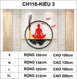  Tranh mica EPeBen dán tường nổi 3d hình Hình yoga Asana Trang trí phòng tập Yoga, phòng gym, phòng tập thể dục, clb 