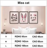  Tranh mica EPeBen dán tường nổi 3d hình phong cách hoạt hình decor trang trí mầm non, phòng cho bé 