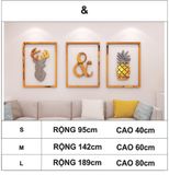  Tranh mica EPeBen dán tường nổi 3d hình phong cách hoạt hình decor trang trí mầm non, phòng cho bé 