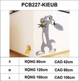  Tranh mica EPeBen dán tường nổi 3d hình tom và jerry tranh decor trang trí phòng cho bé trường mầm non 