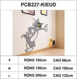  Tranh mica EPeBen dán tường nổi 3d hình tom và jerry tranh decor trang trí phòng cho bé trường mầm non 