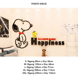  Tranh mica EPeBen dán tường nổi 3d hình Snoopy Sunny Day decor trang trí Phòng Cho Bé, Phòng Ngủ 