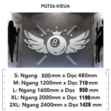  Tranh mica EPeBen dán tường nổi 3d hình Đôi Cánh decor trang trí Quán Bida, CLB Bida, billiard 