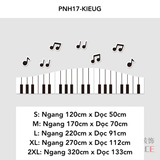  Tranh mica EPeBen dán tường nổi 3d hình Lớp Học Dạy Âm Nhạc decor trang trí Mầm Non, mẫu giáo, nốt nhạc, phím đàn piano 