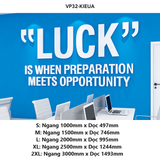  Tranh mica EPeBen dán tường nổi 3d hình chữ LUCK Thông Điệp khẩu hiệu tạo động lực trang trí Văn Phòng, Phòng Làm Việc 