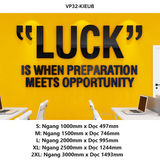  Tranh mica EPeBen dán tường nổi 3d hình chữ LUCK Thông Điệp khẩu hiệu tạo động lực trang trí Văn Phòng, Phòng Làm Việc 