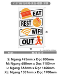  Tranh mica EPeBen dán tường nổi 3d hình Gà Rán Burger decor trang trí Quán Fastfood, Đồ Ăn Nhanh 