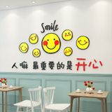  Tranh mica EPeBen dán tường nổi 3d hình mặt cười cảm xúc decor trang trí cửa hàng, quán ăn, địa điểm kinh doanh 