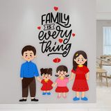  Tranh mica dán tường Gia Đình Hạnh Phúc trang trí Phòng Ngủ, Phòng Khách 