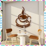  Tranh mica EPeBen dán tường nổi 3d hình Hương Vị Cà Phê decor trang trí Cửa hàng, Quán Cafe, Trà Chanh, Quán Nước 