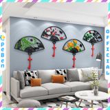  Tranh mica EPeBen dán tường nổi 3d hình Quạt Cây Tùng Cúc Trúc Đào decor trang trí Phòng ngủ, Phòng khách, Nhà cửa 