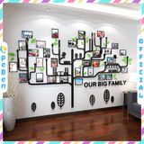  Tranh mica EPeBen dán tường nổi 3d hình Cây khung ảnh Gia Đình Lớn decor trang trí Phòng làm việc, Văn Phòng Công Ty 