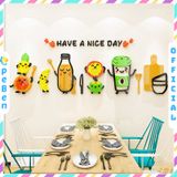  Tranh mica EPeBen dán tường nổi 3d hình I Love Cooking good time nice day decor trang trí Phòng Bếp, Phòng Ăn 