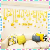 Tranh mica EPeBen dán tường nổi 3d hình Little Star mưa Sao Lãng Mạn decor trang trí Phòng Khách, Phòng Bếp, Nhà Cửa 
