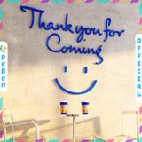  Tranh mica EPeBen dán tường nổi 3d hình Thank You For Coming decor trang trí Cửa Hàng, Quán Trà Sữa 