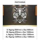  Tranh mica EPeBen dán tường nổi 3d hình Đầu Hổ Siêu Ngầu decor trang trí Phòng Ngủ, Phòng Khách 
