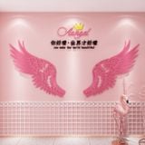  Tranh mica EPeBen dán tường nổi 3d hình đôi cánh thiên thần decor trang trí nhà, cửa hàng, shop thời trang 