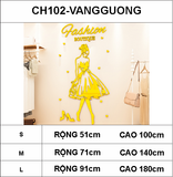  Tranh mica EPeBen dán tường nổi 3d hình Fashion decor trang trí shop thời trang váy, áo, giày, shop phụ kiện 