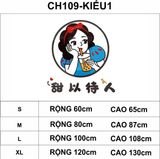  Tranh mica EPeBen dán tường nổi 3d hình Công chúa và Hoàng tử bên ly trà sữa Trang trí quán trà sữa, quán ăn, cửa hàng 