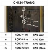  Tranh mica EPeBen dán tường nổi 3d hình welcome coffee, bông hồng decor trang trí quán cafe, trà sữa, quán ăn, nhà hàng 