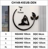  Tranh mica EPeBen dán tường nổi 3d hình Thiền Yoga & Fitness decor trang trí Phòng tập yoga, Phòng gym, Phòng thể dục 