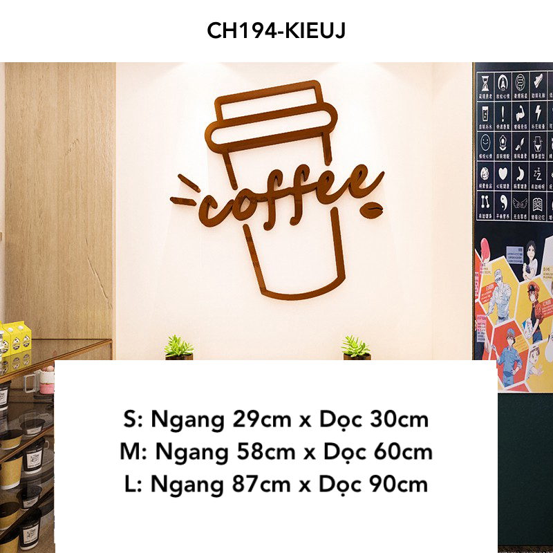  Tranh mica EPeBen dán tường nổi 3d hình coffee time to go take away,mèo, đồ uống décor Quán Cà Phê trang trí Trà Sữa 