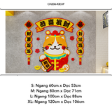  Tranh mica EPeBen dán tường nổi 3d hình Mèo Tài Lộc, Ông Thần Tài decor trang trí cửa hàng (Inbox để đặt tiếng việt) 