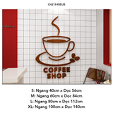  Tranh mica EPeBen dán tường nổi 3d hình Hương Vị Cà Phê decor trang trí Cửa hàng, Quán Cafe, Trà Chanh, Quán Nước 