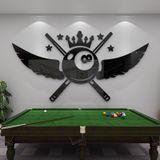  Tranh mica EPeBen dán tường nổi 3d Bóng BI-A trang trí Cửa Hàng, Phòng khách 