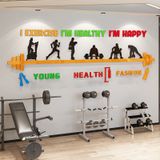 Tranh mica EPeBen dán tường nổi 3d Tập Thể Dục trang trí Phòng GYM,Phòng Thể Dục 