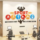  Tranh mica EPeBen dán tường nổi 3d Tập Thể Dục trang trí Phòng GYM,Phòng Thể Dục 