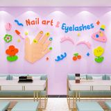  Tranh mica EPeBen dán tường nổi 3d Nail trang trí Quán Toc,Quán Nail 